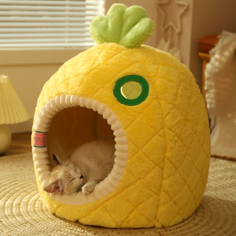 Winter Pineapple Pet Tent
