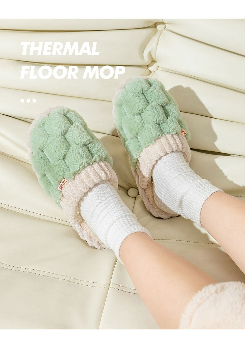 Women's Cotton Winter Home Slippers
