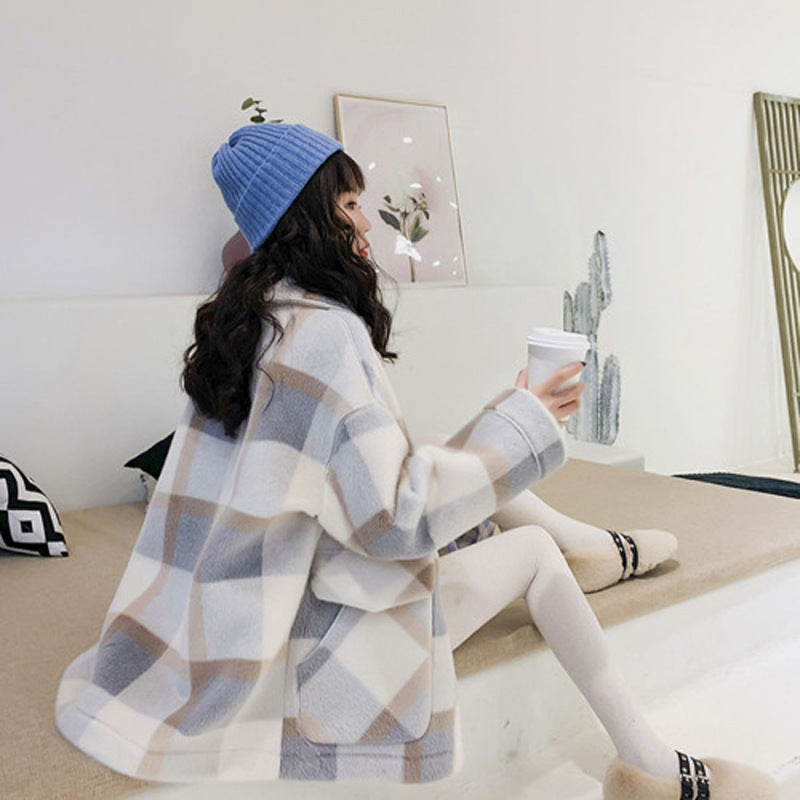 Womens Lamb Wool Coat