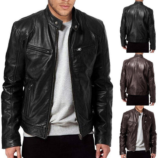 Men's Premium PU Leather Jacket