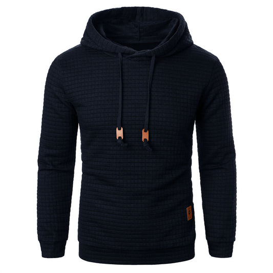 Men’s Premium Jacquard Warm Hooded Sweater