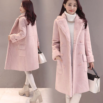 Women's Lamb Wool Overcoat
