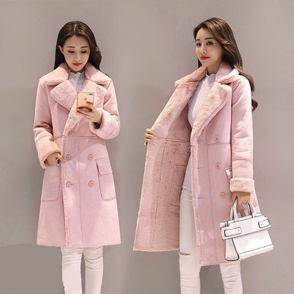 Women's Lamb Wool Overcoat