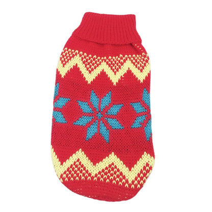 Christmas Knitted Sweater Pet Clothes