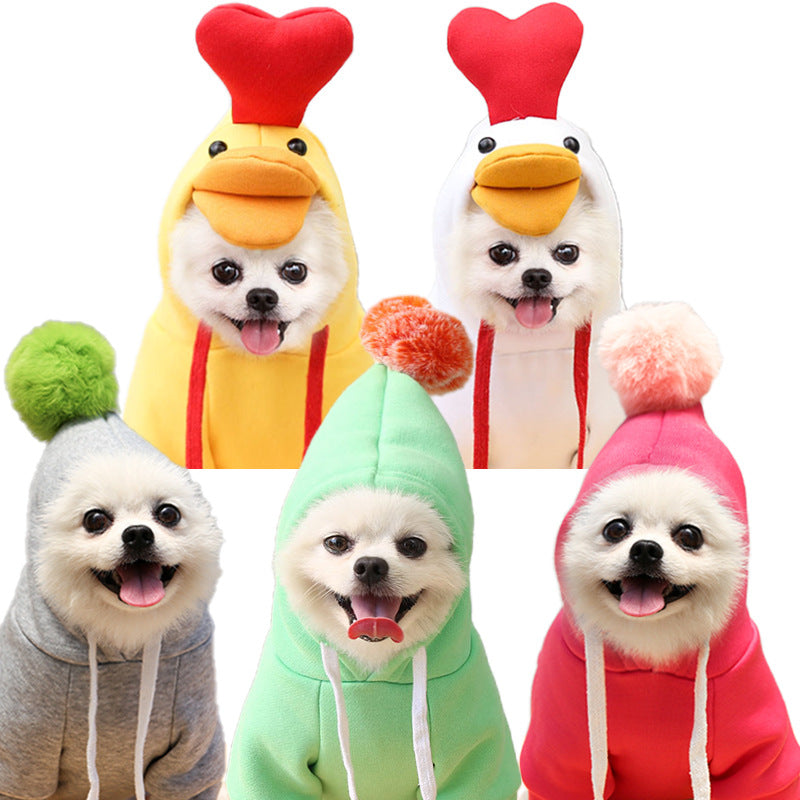 Cute Fruit Fleece Hoodie for Small Dogs