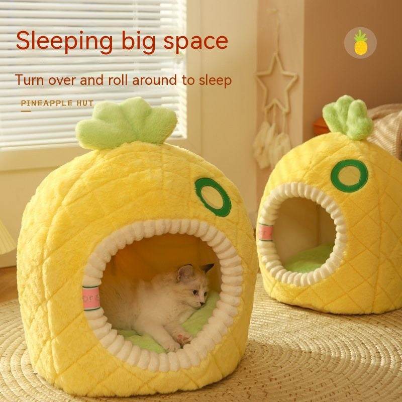 Winter Pineapple Pet Tent