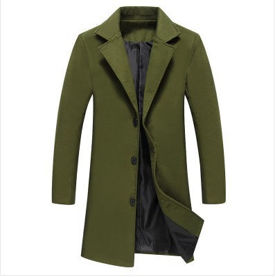 Men's Classic Wool Blend Business Coat