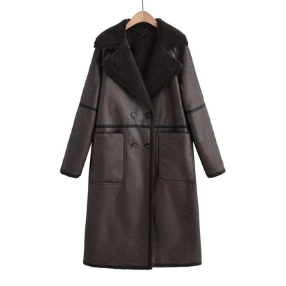 Women's Double-Breasted Belted Trench Coat