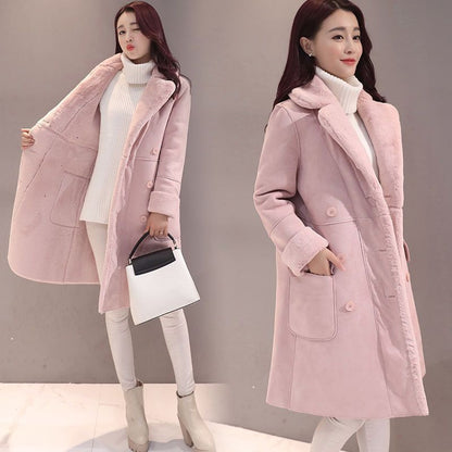 Women's Lamb Wool Overcoat