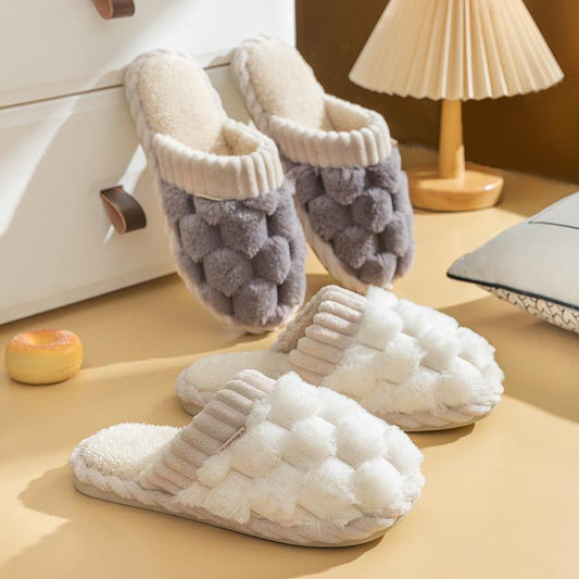 Women's Cotton Winter Home Slippers
