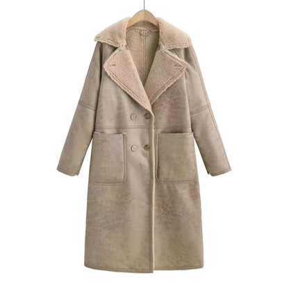 Women's Double-Breasted Belted Trench Coat
